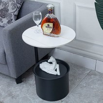 모서리장 코너장 틉새수납 선반신제품 다기능 더블 레이어 간단한 소파 코너 테이블 커피 조명 럭셔리 스, 01 A