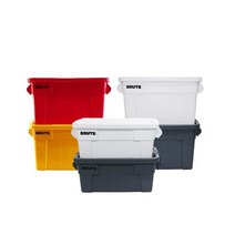 기타브랜드 러버메이드 브루트 토트박스 캠핑박스 75.7L, 노랑