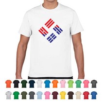 TCT-004 태극기 건곤감리 코리아 반팔티셔츠