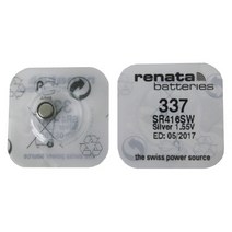 레나타 RENATA 시계배터리 337(SR416SW) - 1알 SILVER 배터리