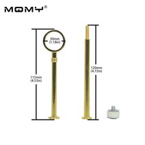 케이크도구 반지 모양 금속 세라믹 2 층 장식 황금 실버 색상 하드웨어 독특한 케이크 스탠드 피팅 스파츌라 돌림판