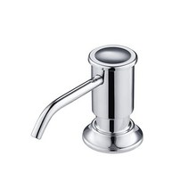 KRAUS 주방 비누 로션 디스펜서 인 스팟 프리 스테인리스 스틸 KSD-80SFS, 1 Count (Pack of 1), Chrome, Traditional Style + Soap Dispe