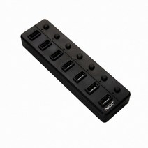 이지넷유비쿼터스 이지넷 7포트 USB2.0 허브(NEXT-707UHP) 유전원
