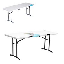 BW4B20CFX 야외 탁자 1800 야외식탁 식탁 접이식 야외용 플라스틱 캠핑 야외사각 브로몰딩 테이블 테라스 정원 6인용 야외테이블/세트, B 본상품선택