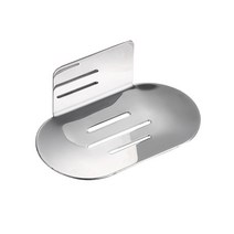 꿀쥬 304 스텐 호텔식 비누받침대, 유광, 1개