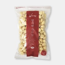 남도미향 [영흥농산]22년산 황토랑 남도마늘 깐마늘 (대 1kg) 지퍼백포장, 단품