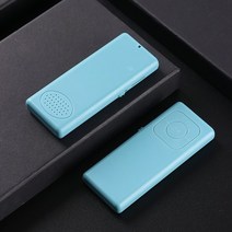 mp3플레이어 mp3 미니 음악 플레이어 휴대용 스테레오 음악 mp3 플레이어 지원 128GB tf 카드 패션 스포츠 실행 학생 WALKMAN 재고 있음, 파란색