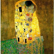 보석 십자수 DIY 키트 세계에서 가장 유명한 유화 작품 시리즈 취미 공예 홈 장식, 키스, 정사각형 20x30cm