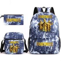 직장인 새내기 백팩 가방 여행 노트북 가방 Fortnites 3 개/대 아이 Schoolbag 배낭 멋진 방수 요새 밤 학, 04 Style 4