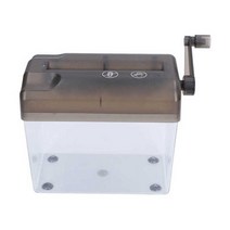 종이쇄절기 가정용 문서 폐기물 영수증 코스트코 수동 대형 서류 쇄절기 파쇄기 세절기 세단기종이 분쇄기 휴대용 소형 구조 간단한 조작 손 크랭크 분쇄기 사무실 데스크탑 홈, 회색