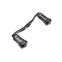 카와 새로운 낚시 릴 핸들 탄소 손잡이와 알루미늄 합금 로커 더블 핸들 구멍 크기 8x5mm 다이와 릴 DIY 액세서리, 검은색