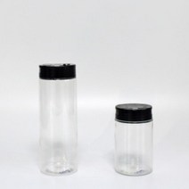 PET 깨소금통 소금후추통 캠핑용 조미료통 다이소 가루 파우더 공병, 130ml (캡 7구)