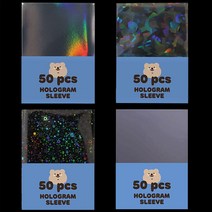 홀로그램 슬리브 OPP 탑로더 포켓몬 카드 슬리브 포카 포토카드 파샤코레 앙스타, 65x90mm, 리틀스타, 100매