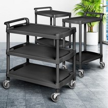 소형병원 입원배식 저진동바퀴 플라스틱 밥차카트 식당 곰탕집 서빙카, W101 2단 중 민트그레이