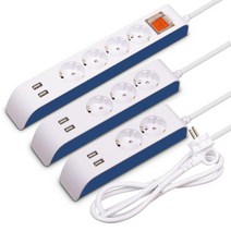 하이탭 국산 USB 안전 개별 스위치 고용량 멀티탭 (2구 3구 4구 5구 6구), 하이탭  USB 일반멀티탭, 2구, 1.5m