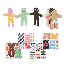 플라잉타이거 스티커붙여완성 종이인형, 멀티(F1450474__XPK)