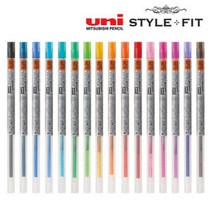 유니 시그노 스타일핏트 젤잉크 리필심 UMR-109 0.38mm, 2개입, 레드