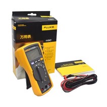 후크메타 디지털클램프 누설전류계 메거 fluke 115 115c f115c true rms 멀티미터 테스터 필드 멀티미터 백라이트 직업 휴대용 테스터, 플루크 115c