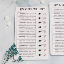 플라스틱 체크 리스트 보드 캠핑카 점검표, 상세페이지 참조, 상세페이지 참조