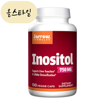 자로우 이노시톨 750mg 100캡슐 Inositol Myoinositol jarrow, 1개, 기본, 100정