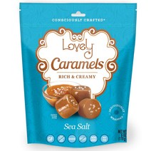 Lovely Candy Co. Rich & Creamy Caramels Sea Salt 러블리캔디코 리치 크리미 카라멜 씨솔트 6oz(170g), 1개