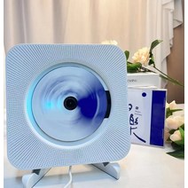 CDDVD플레이어 벽걸이 CD플레이어 탁상용, R 흰색CD+블루투스+5개세트+CD디스크