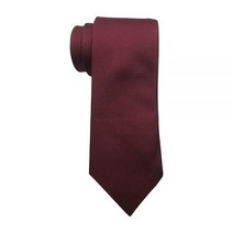 브룩스브라더스 레드 플리스 버건디 깔끔한 텍스처 슬림 타이