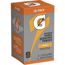 게토레이 썰스트 퀜처 파우더 스틱 오렌지 맛 350g, 35g, 10개입