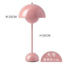 덴마크 모던 디자인 플라워팟 조명 단스탠드 버섯 램프 해파리 민들레 무드등 카르텔, 피치 (빅 사이즈) + 리모컨스위치