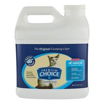 Premium Choice All Natural 무향 스쿠퍼블 고양이 모래 7.3kg(16파운드) 저그, 25lb Bag_All Natural Unscented