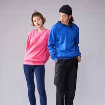 미소어패럴 미소어팰럴 공장직영 특양면 맨투맨 라운드 긴팔 무지티셔츠