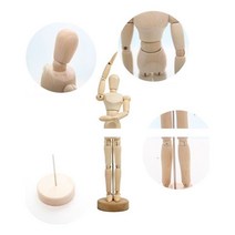 미술 드로잉 크로키 원목 나무 구체관절인형 30CM 종이구관 구체, 단품, 본상품선택