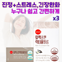 서울제약 릴랙스 앤 락티움 필름 긴장 스트레스 완화 활기찬아침 흡수빠른 구강붕해필름 건강기능식품 유단백가수분해물, 3개, 3개