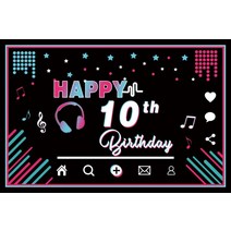 꿈 별이 빛나는 하늘 Tok 팝 음악 멜로디 놀이 배경 생일 파티 룸 장식 동적 Tik 뮤지컬 참고 헤드셋 배너, [01] 90X60CM, [05] GSW00207