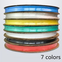 10 메터몫 123456810101214161820mm 색상 열 수축 튜브 키트 절연 와이어 케이블, 빨간, 14mmX10meter, 빨간