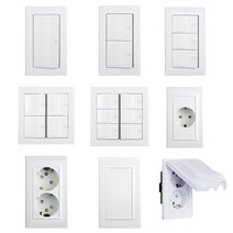 일신전기 매입 매립 1구~6구 스위치/콘센트/맹커버, 3구야광스위치