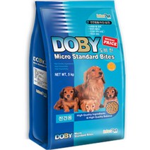 닥터도비 맛있는 중대형견 시바견사료 진 5kg 개 진돗개 골든리트리버 밥