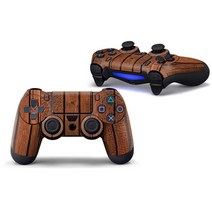스티커 우드 디자인 비닐 보호 커버 데칼 PS4 컨트롤러 스킨 무선 게임 패드, [11] TN-PS4QB-0544