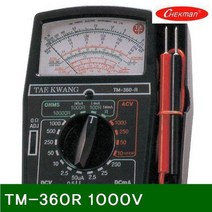 TEK888312[행복전빵]아날로그테스타기TM360R1000V20㏁(1EA) 측정공구