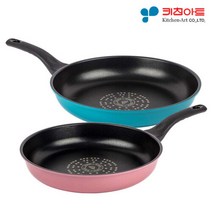 키친아트 [1+1] 심플리 다이아몬드 5중코팅 프라이팬, 08.궁중팬 30cm/05.궁중팬 20cm