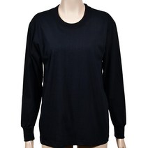 여성 팔목 순면 긴팔 라운드 티셔츠 데일리룩