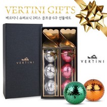 [베르티니] 프리미엄 선물세트 슈퍼소닉 골프공 6구, 선택완료, 블리스터하프_실버3구/레드3구
