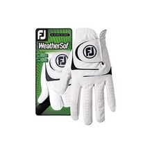 풋조이 FOOTJOY WeatherSof 남성 골프 글러브 – 오른손/왼손 & 사이즈 가능 세계 1위 글러브 흰색, 21 # 백/ 컬러