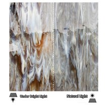 다채로운 직사각형 운모 모자이크 타일 15*20cm/5.9 * 7.8in 3mm/0.12in 두께 DIY 공예 타일 반투명 모자이크 제작 재료, Light Grey, 15cm 20cm, Light Grey