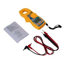 [무료배송]디지털 전압계 디스플레이 전류계 전압 전류 전력계 검출기 LCD 전압 저항 테스터 전기 멀티 미, 03 Yellow