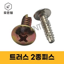 트러스2종나사 2종피스 태핑나사 소량판매 아연 니켈, 니켈TH2종나사 M4 x 16mm(30개)