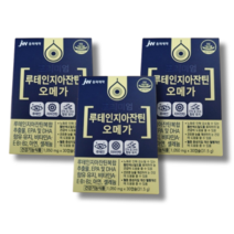 JW중외제약 루테인지아잔틴 오메가 30캡슐 3박스, 3개, 30정