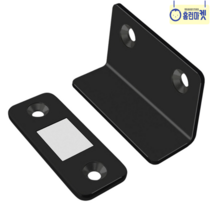 슬림 자석 도어 캐치 빠찌링 고정 시건 잠금 DIY 문짝 싱크대 서랍장 락카 장롱 방충망 방묘망 화장대 붙박이장 자석힌지 경첩 마그네틱 캐치 공방 목수 식탁 중문 양개도어 블랙