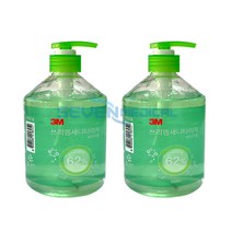 3M 새니타이저 손소독제 500ml, 2개