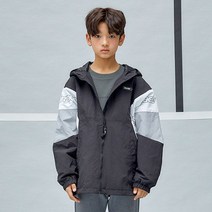 유솔 컬러블록 배색 바람막이 ULJA22S01 블랙 NC불광